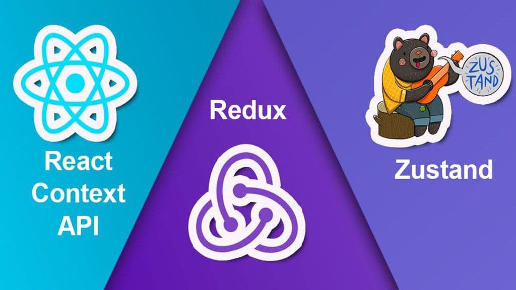 Mastering State Management in React: A Comprehensive Guide with Redux, Context API, and Zustand Banner Image